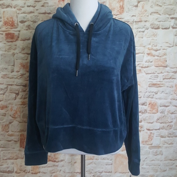 New Calvin Klein Performance Velour Hoodie - Picture 1 of 7